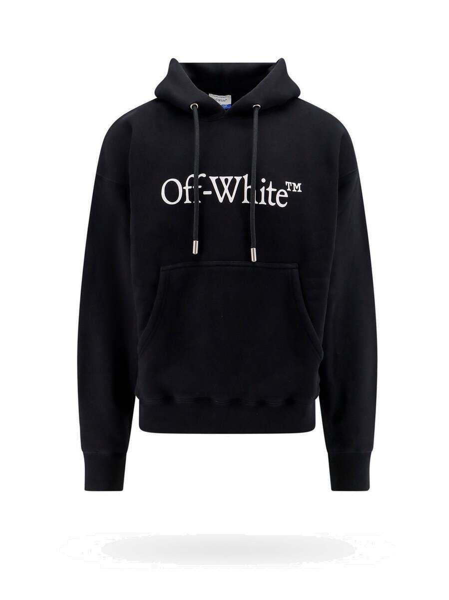 Off White Sweatshirt Black Mens Off White