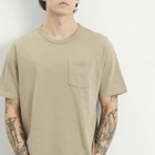 Corridor Men's Pocket Garment Dye T-Shirt in Tan