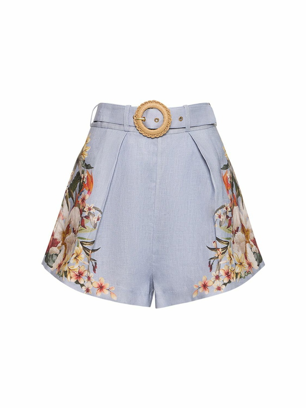 Photo: ZIMMERMANN - Lexi Tuck Linen Shorts