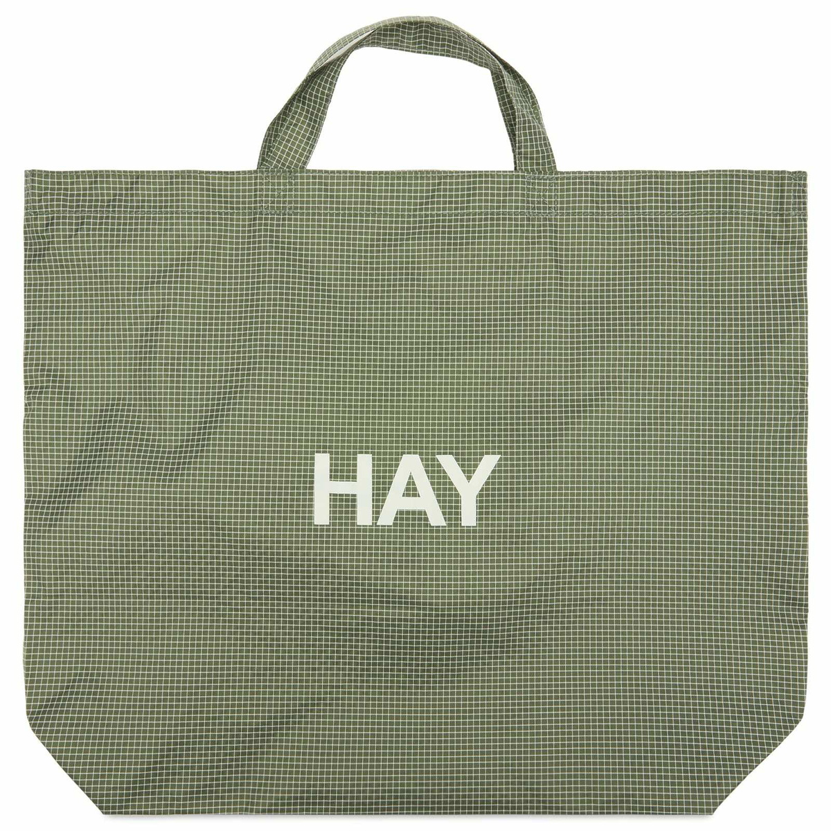 HAY Grid Crossover Bag - Medium in Dark Green 