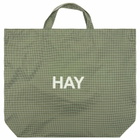 HAY Grid Crossover Bag - Medium in Dark Green 