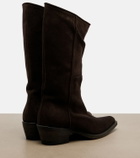 Khaite Clive suede knee-high boots