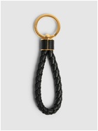 BOTTEGA VENETA Intreccio Leather Key Ring