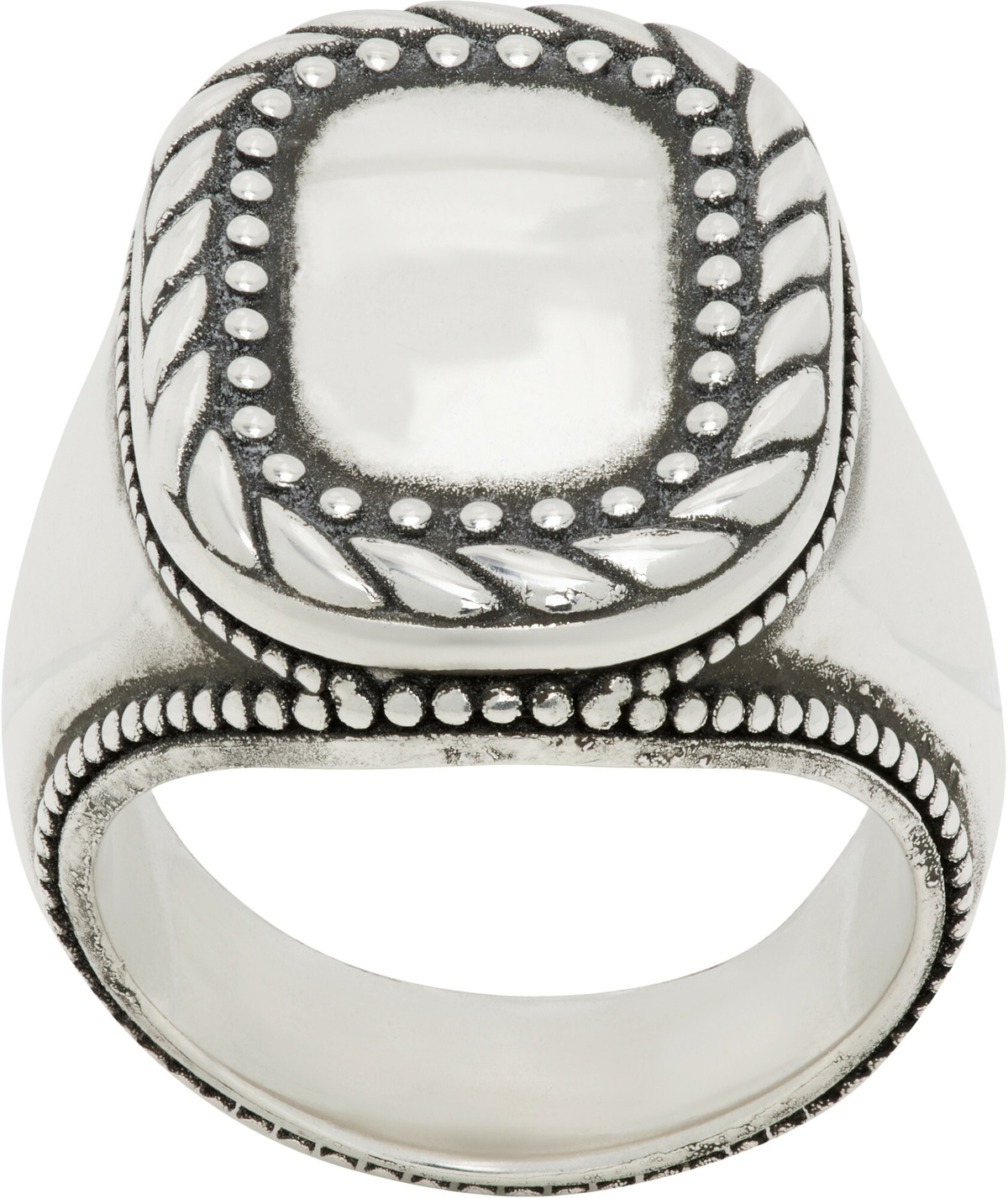 MM6 Maison Margiela Buckle Motif Ring