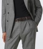 Church's Castoro braided suede belt