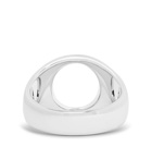Tom Wood - Open Oval Polished Sterling Silver Ring - Silver