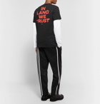 Helmut Lang - Slim-Fit Logo-Print Cotton-Jersey T-Shirt - Men - Black