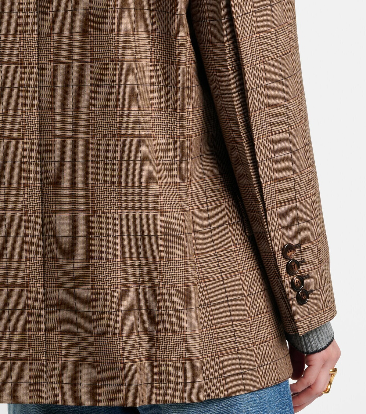 Chloé Checked wool blazer