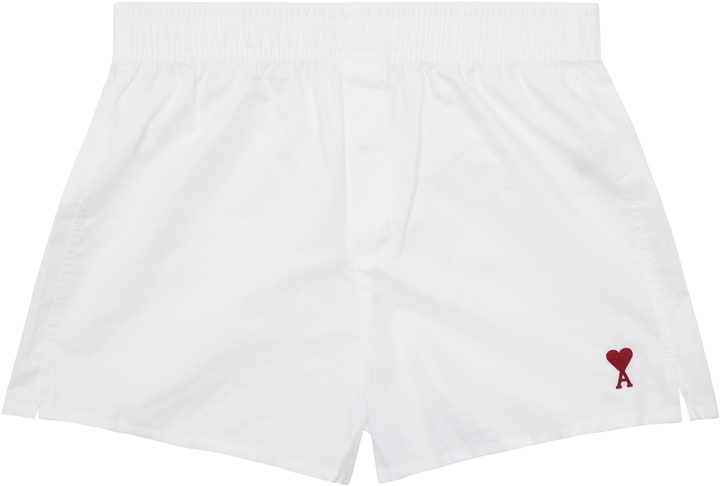 Photo: AMI Paris White Ami de Coeur Boxers