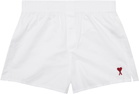 AMI Paris White Ami de Coeur Boxers