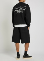 Kidwest Logo-print Cotton Sweatshirt Stone