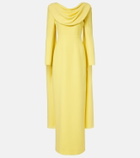 Emilia Wickstead Zaira draped crêpe gown