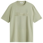 Lanvin Men's Debossed Script Logo T-Shirt in Lin