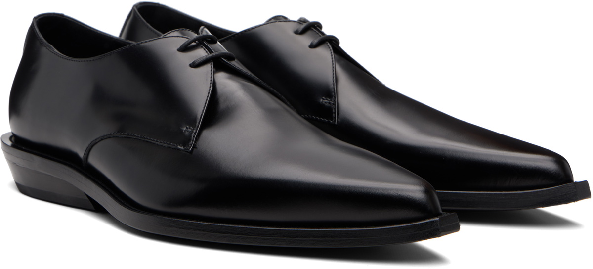 Ann Demeulemeester Black Falko Pointy Derbys
