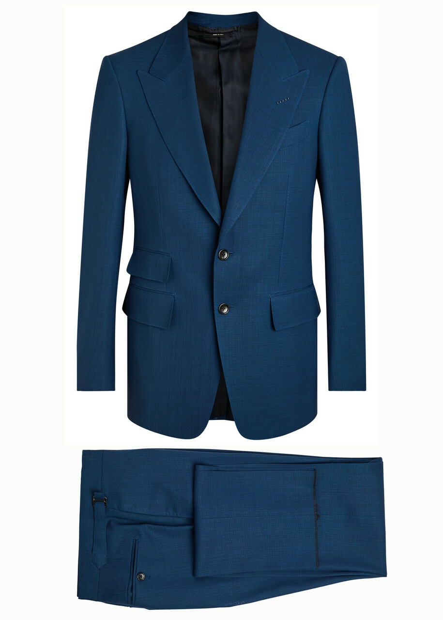 Tom Ford Fresco Shelton Evening Suit Blue