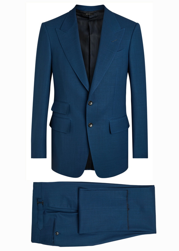 Photo: Tom Ford Fresco Shelton Evening Suit Blue