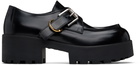 Givenchy Black Voyou Monk Loafers