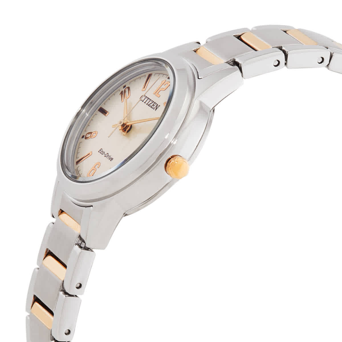 Citizen Lady Copper Dial Two-Tone Watch FE1244-72A