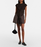 Lemaire Cotton twill shorts