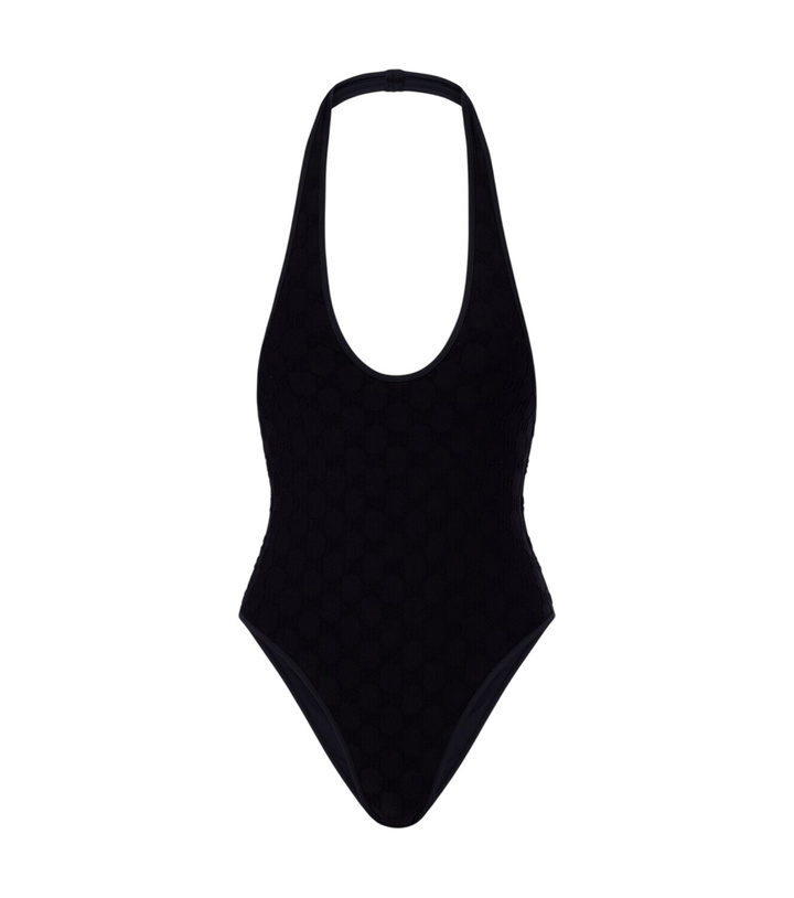 Photo: Gucci GG terry-trimmed jersey swimsuit