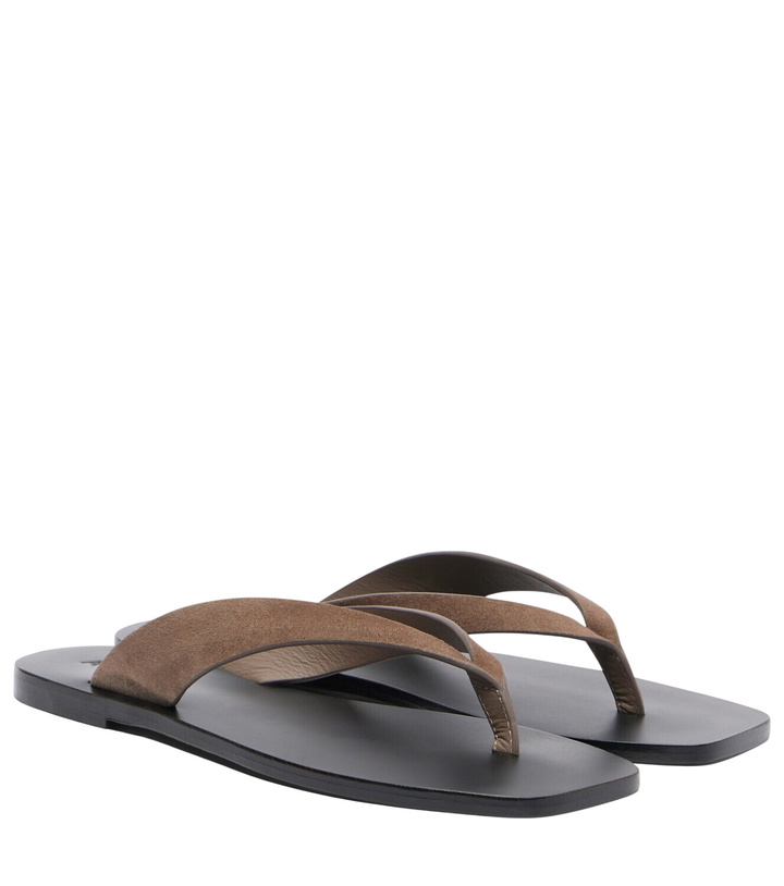 Photo: A.Emery Kinto suede thong sandals