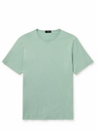 Theory - Precise Cotton-Jersey T-Shirt - Green