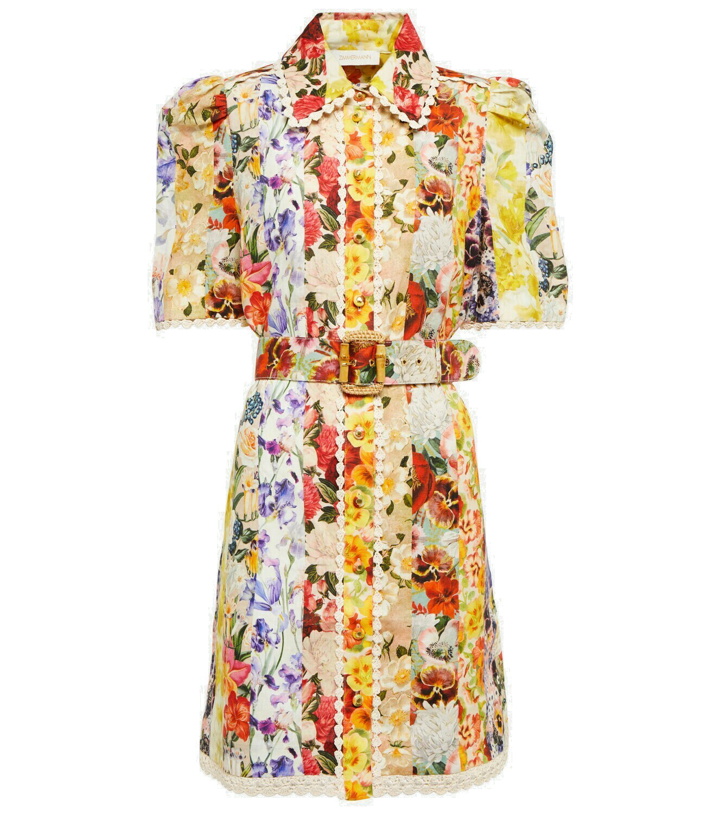 Photo: Zimmermann - Wonderland floral linen shirt dress