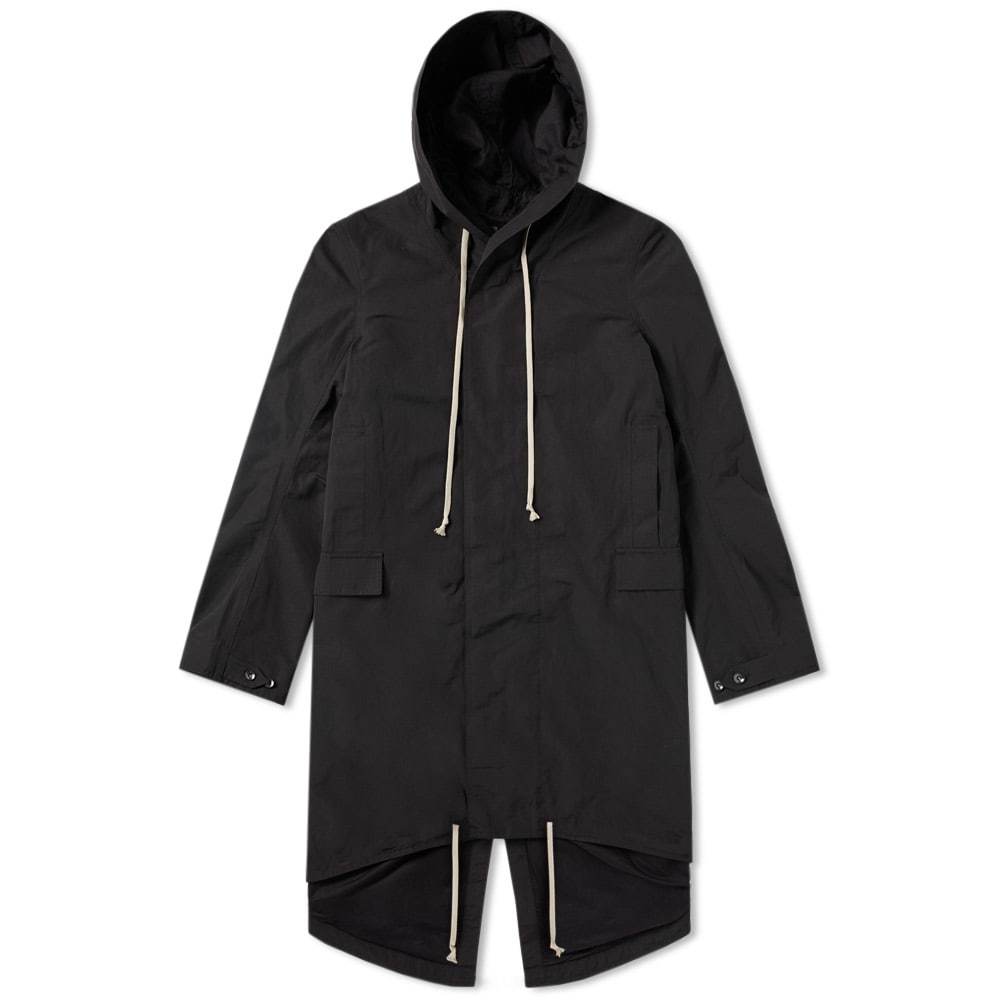 Rick Owens DRKSHDW Fishtail Parka Black Rick Owens Drkshdw