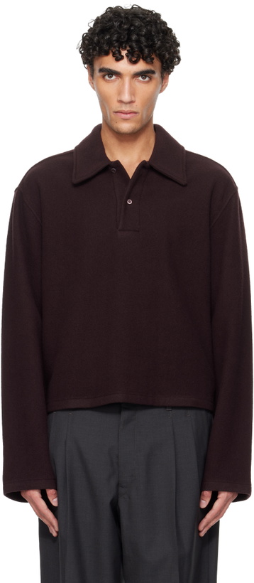 Photo: Rier Burgundy Fleece Polo