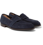 George Cleverley - Owen Leather Penny Loafers - Blue