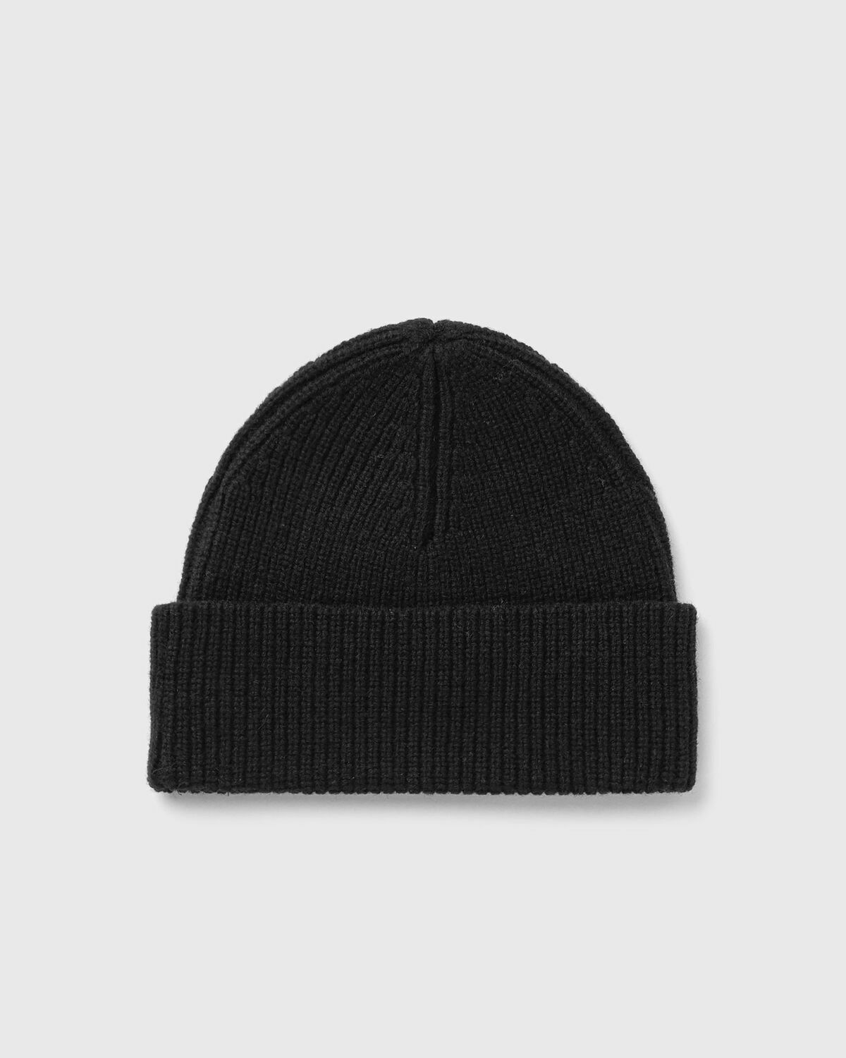 Jw Anderson Logo Patch Beanie Black Beanies