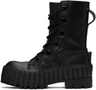 MM6 Maison Margiela Black Trunk Boots