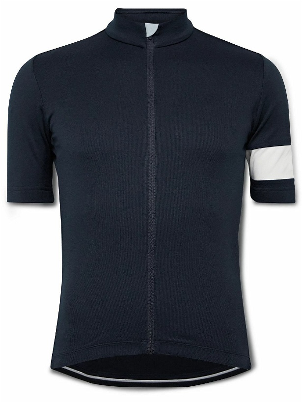 Photo: Rapha - Classic Two-Tone Recycled Cycling Jersey - Blue