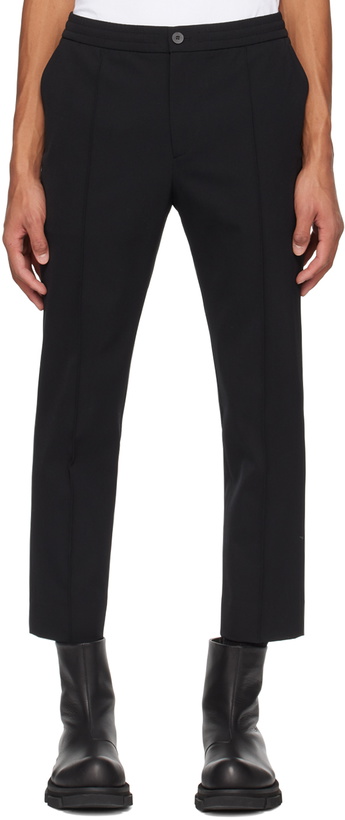 Photo: Solid Homme Black Drawstring Trousers