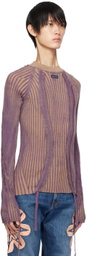 BLUEMARBLE Purple Drawstring Sweater