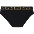 Versace Two-Pack Black Cotton-Jersey Briefs