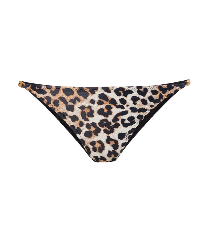Photo: Ganni Leopard-print bikini bottoms
