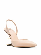 FENDI - Fendi First Leather Slingback Pumps