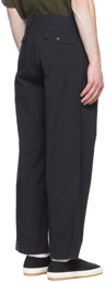 Comme des Garçons Homme Black Nylon Trousers