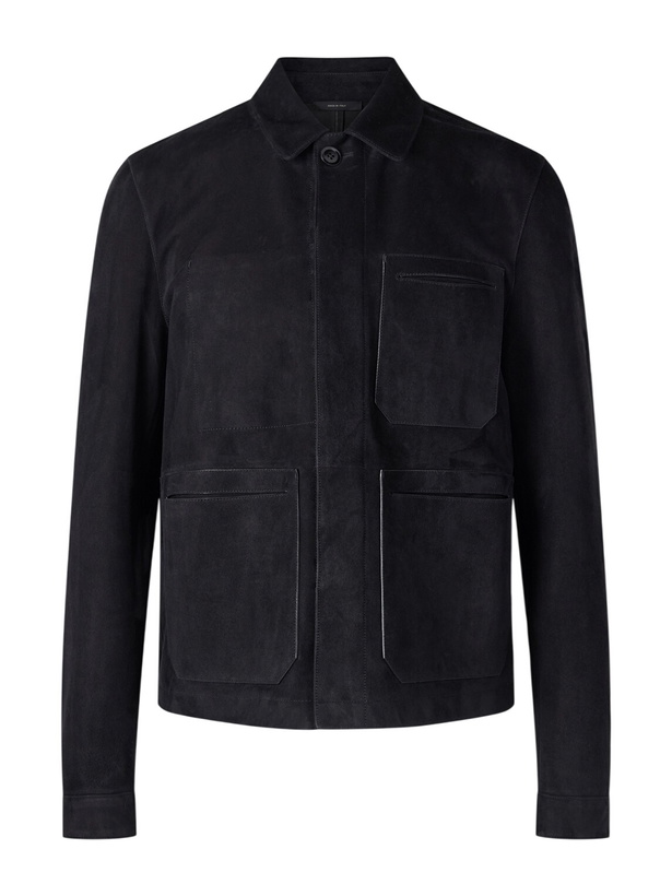 Photo: TOM FORD - Suede Field Jacket - Black