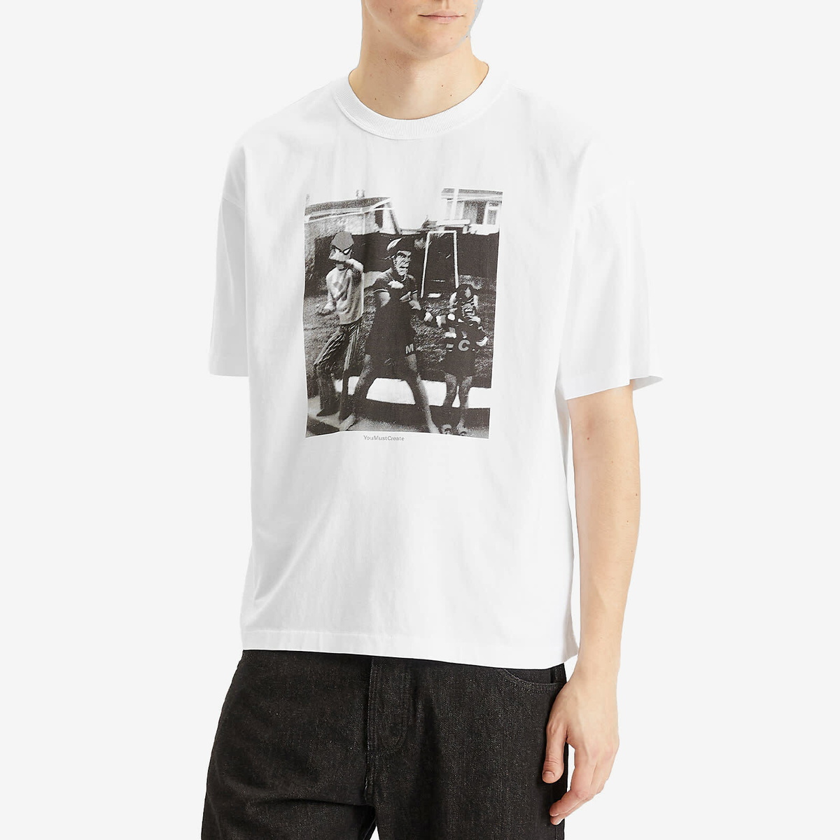 YMC Men's Superkids Triple T Shirt in White