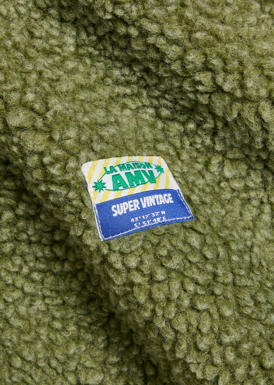 American Vintage Hoktown Fleece Jacket Green