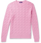 Ralph Lauren Purple Label - Cable-Knit Cashmere Sweater - Pink