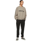 Essentials Taupe Crewneck Pullover Sweatshirt