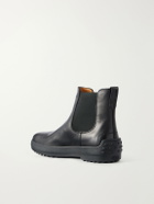 Tod's - Winter Gommino Leather Chelsea Boots - Black