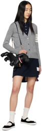 Thom Browne Navy Short Sleeve Minidress