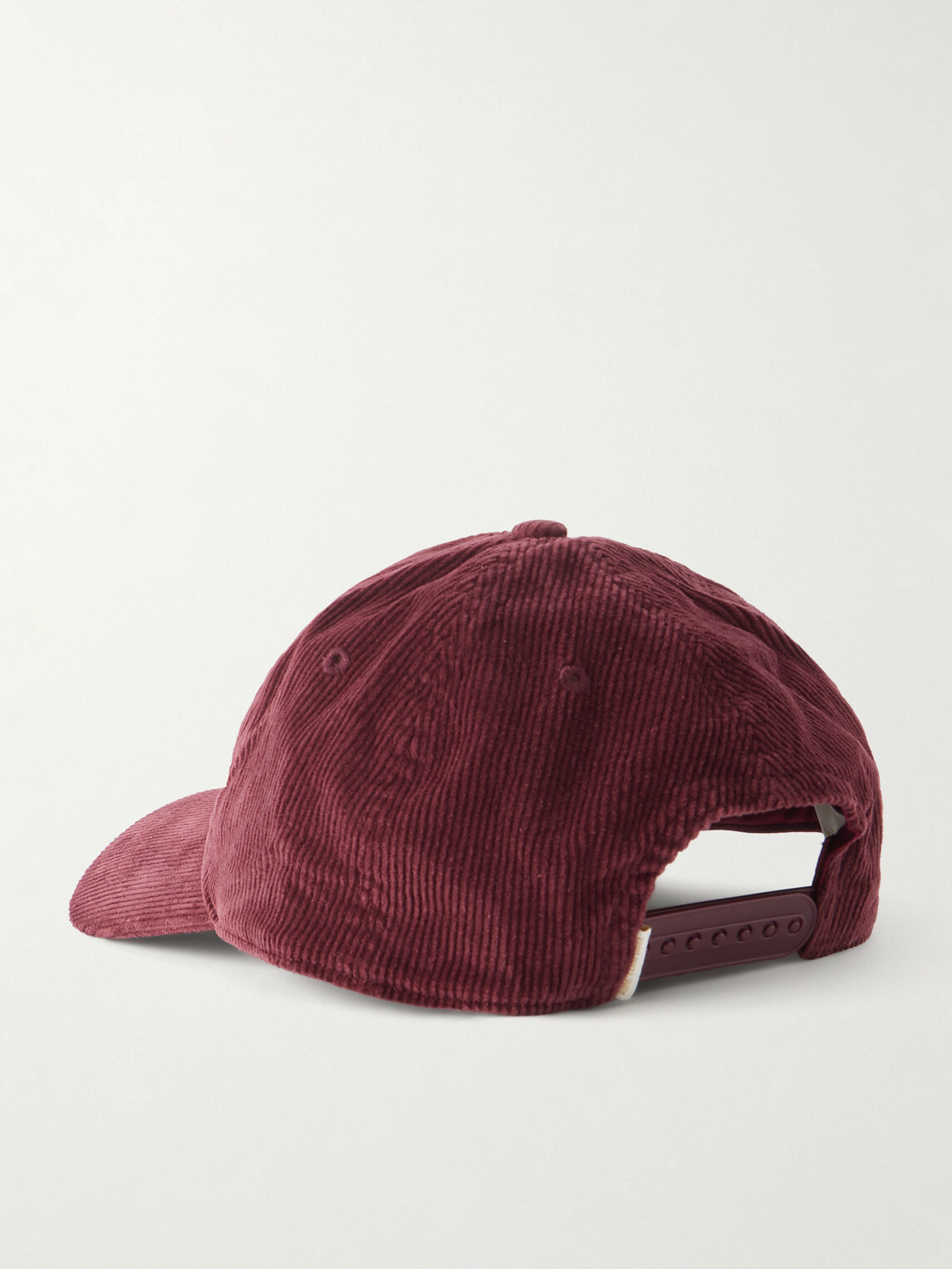 Aimé Leon Dore - Unisphere Embroidered Cotton-Blend Corduroy Baseball Cap - Burgundy