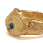 Simuero Marea Ring in Gold/Blue