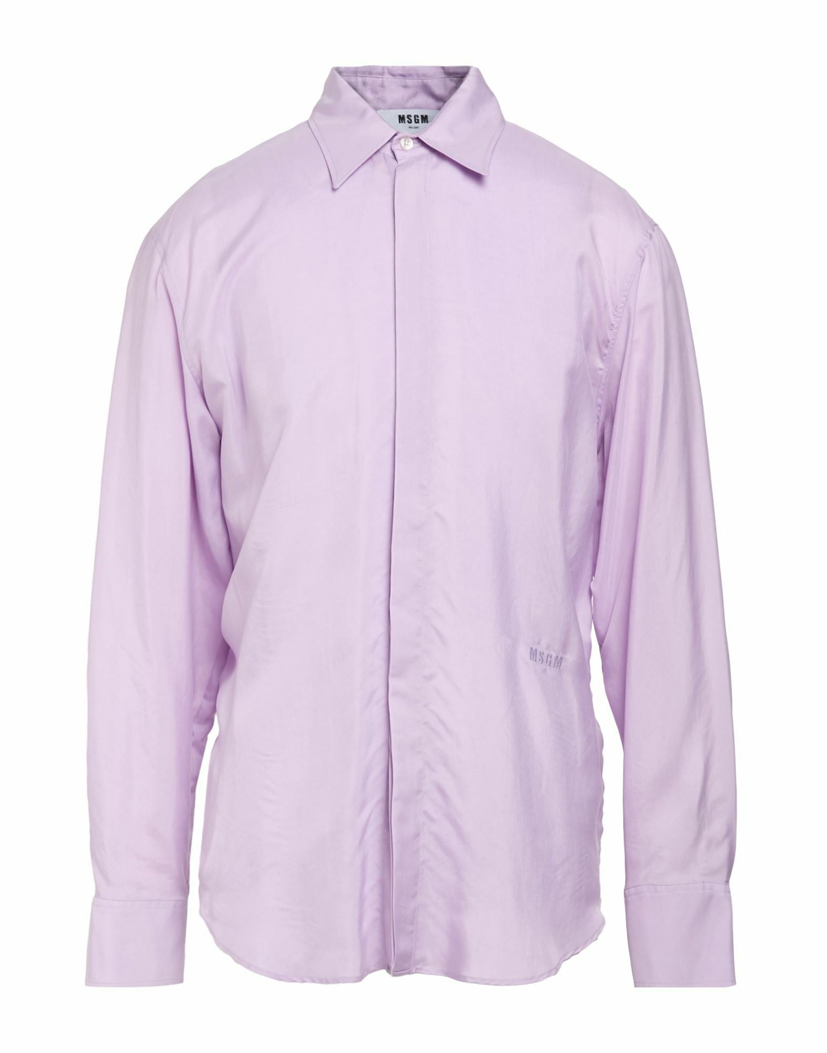 Msgm Mens Shirt Lilac