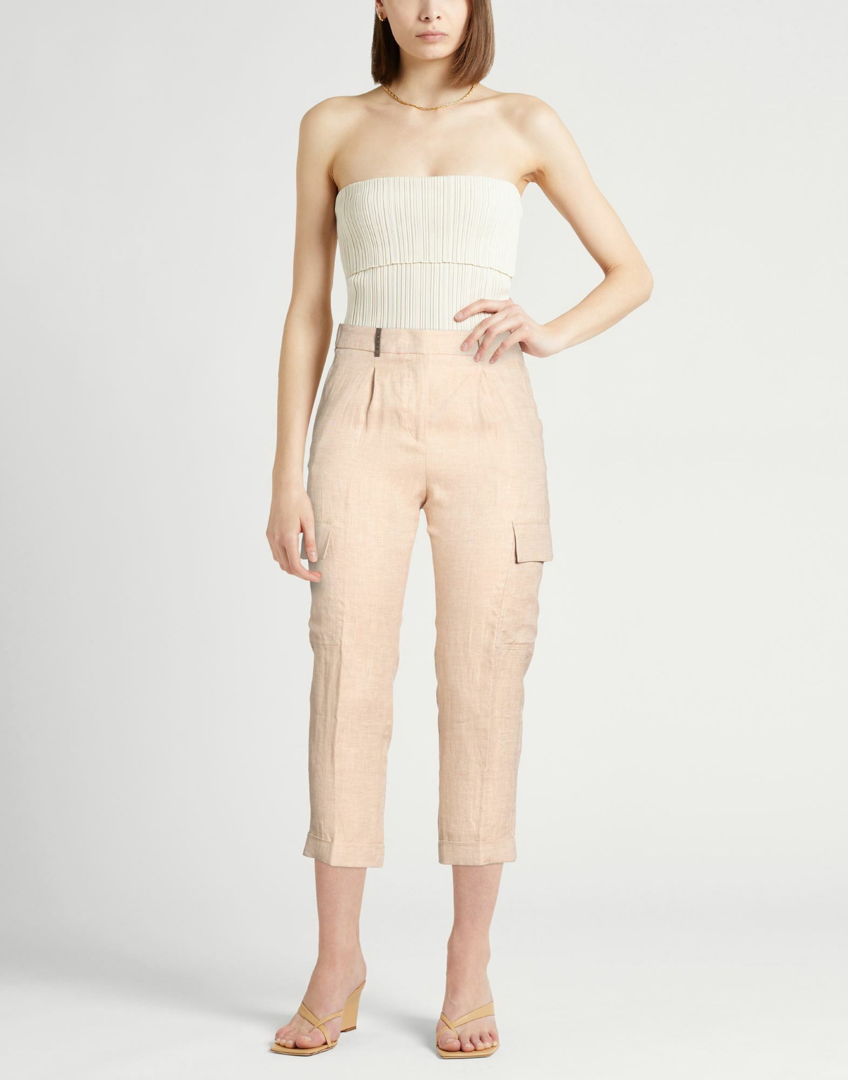 Peserico Womens Pants Sand